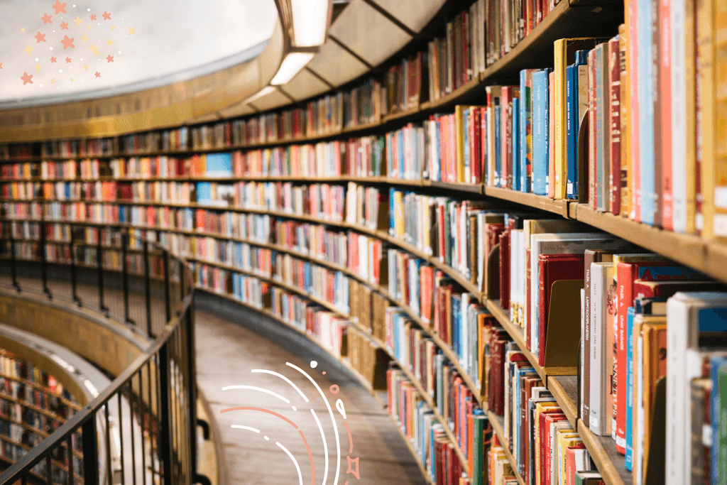 Bookshelf background